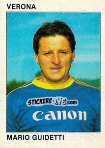 Sticker Mario Guidetti - Calcio Flash 1984 - Edizioni Flash