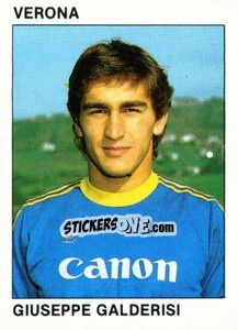 Sticker Giuseppe Galderisi - Calcio Flash 1984 - Edizioni Flash