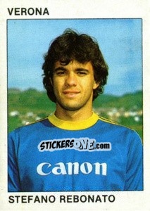 Sticker Stefano Rebonato - Calcio Flash 1984 - Edizioni Flash
