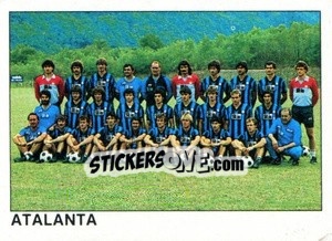 Sticker Squadra Atalanta - Calcio Flash 1984 n. 312 - Edizioni Flash