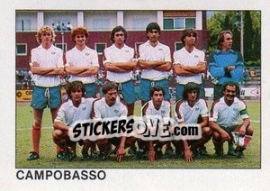 Figurina Squadra Campobasso - Calcio Flash 1984 - Edizioni Flash