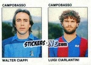 Sticker Walter Ciappi / Luigi Ciarlantini - Calcio Flash 1984 n. 320 - Edizioni Flash