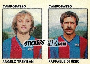 Cromo Angelo Trevisan / Raffaele Di Risio - Calcio Flash 1984 - Edizioni Flash