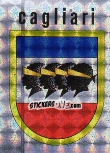 Sticker Scudetto Cagliari - Calcio Flash 1984 - Edizioni Flash