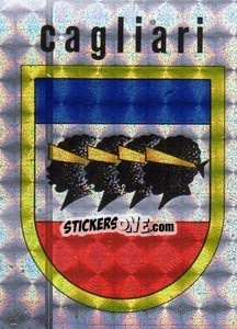 Sticker Scudetto Cagliari - Calcio Flash 1984 n. SC22 - Edizioni Flash