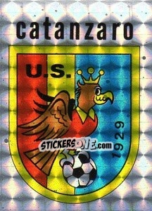 Cromo Scudetto Catanzaro - Calcio Flash 1984 - Edizioni Flash