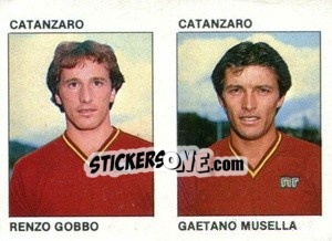 Sticker Renzo Gobbo / Gaetano Musella - Calcio Flash 1984 n. 338 - Edizioni Flash