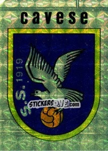 Sticker Scudetto Cavese - Calcio Flash 1984 - Edizioni Flash