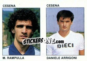 Figurina M. Rampulla / Daniele Arrigoni - Calcio Flash 1984 - Edizioni Flash