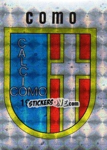 Figurina Scudetto Como - Calcio Flash 1984 - Edizioni Flash