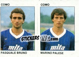 Cromo Marino Palese / Pasquale Bruno - Calcio Flash 1984 - Edizioni Flash