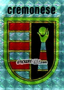 Sticker Scudetto Cremonese - Calcio Flash 1984 - Edizioni Flash