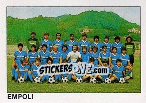Figurina Squadra Empoli - Calcio Flash 1984 - Edizioni Flash