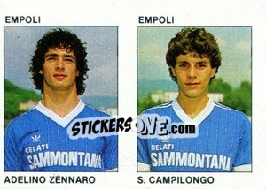 Figurina Adelino Zennaro / S. Campilongo - Calcio Flash 1984 - Edizioni Flash