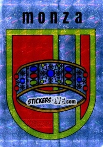 Sticker Scudetto Monza - Calcio Flash 1984 - Edizioni Flash