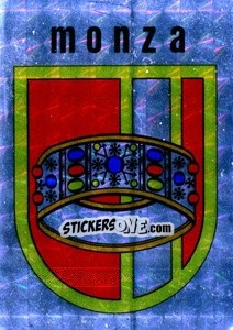 Sticker Scudetto Monza - Calcio Flash 1984 n. SC30 - Edizioni Flash
