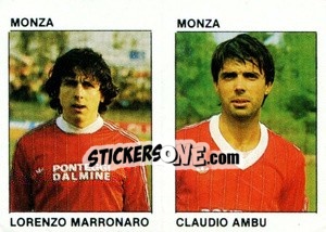 Cromo Lorenzo Marronaro / Claudio Ambu