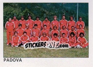 Sticker Squadra Padova - Calcio Flash 1984 n. 389 - Edizioni Flash
