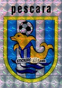 Sticker Scudetto Pescara - Calcio Flash 1984 - Edizioni Flash