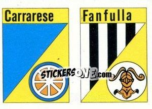 Figurina Scudetto Fanfulla - Calcio Flash 1984 - Edizioni Flash