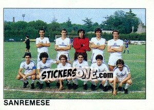 Sticker Squadra Sanremese - Calcio Flash 1984 n. 459 - Edizioni Flash