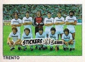 Sticker Squadra Trento - Calcio Flash 1984 n. 461 - Edizioni Flash