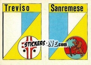 Cromo Scudetto Treviso - Calcio Flash 1984 n. SC56 - Edizioni Flash