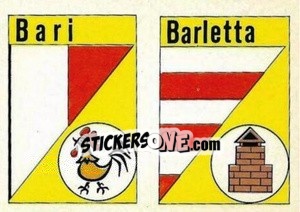 Sticker Scudetto Barletta - Calcio Flash 1984 n. SC59 - Edizioni Flash