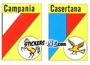 Sticker Scudetto Casertana - Calcio Flash 1984 n. SC62 - Edizioni Flash