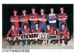 Sticker Squadra Civitanovese - Calcio Flash 1984 n. 469 - Edizioni Flash