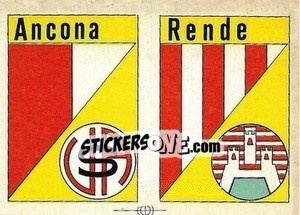 Sticker Scudetto Rende - Calcio Flash 1984 - Edizioni Flash