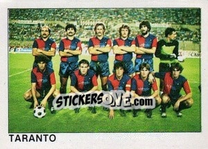 Sticker Squadra Taranto - Calcio Flash 1984 n. 478 - Edizioni Flash