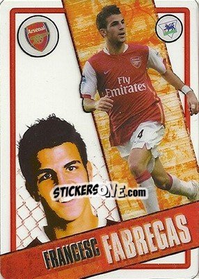 Sticker Francesc Fabregas - English Premier League 2006-2007. i-Cards n. 2 - Topps