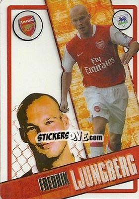 Sticker Fredrik Ljungberg - English Premier League 2006-2007. i-Cards n. 3 - Topps
