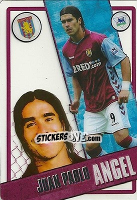Sticker Juan Pablo Angel - English Premier League 2006-2007. i-Cards n. 9 - Topps
