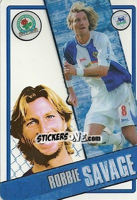 Sticker Robbie Savage - English Premier League 2006-2007. i-Cards n. 12 - Topps