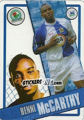 Sticker Benni McCarthy - English Premier League 2006-2007. i-Cards n. 14 - Topps