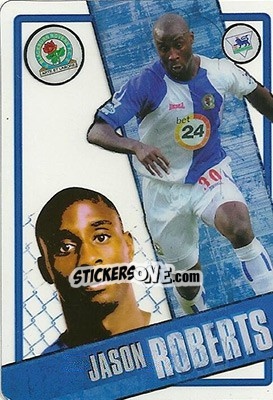 Sticker Jason Roberts - English Premier League 2006-2007. i-Cards n. 15 - Topps