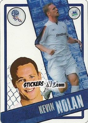 Sticker Kevin Nolan - English Premier League 2006-2007. i-Cards n. 16 - Topps