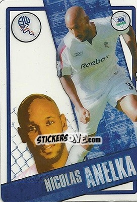 Sticker Nicolas Anelka - English Premier League 2006-2007. i-Cards n. 18 - Topps