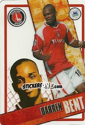 Sticker Darren Bent - English Premier League 2006-2007. i-Cards - Topps