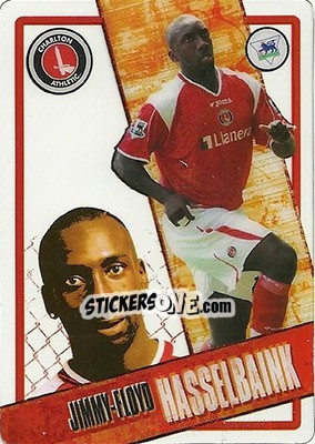 Sticker Jimmy-Floyd Hasselbaink - English Premier League 2006-2007. i-Cards n. 25 - Topps