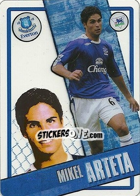 Sticker Mikel Arteta - English Premier League 2006-2007. i-Cards n. 32 - Topps