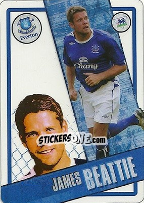 Sticker James Beattie - English Premier League 2006-2007. i-Cards n. 35 - Topps