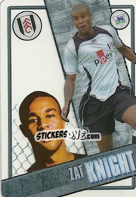 Sticker Zat Knight - English Premier League 2006-2007. i-Cards n. 36 - Topps