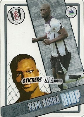 Sticker Papa Bouba Diop - English Premier League 2006-2007. i-Cards n. 38 - Topps