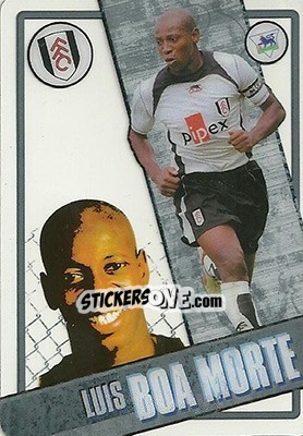 Sticker Luis Boa Morte - English Premier League 2006-2007. i-Cards - Topps