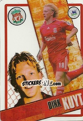 Sticker Dirk Kuyt - English Premier League 2006-2007. i-Cards n. 45 - Topps