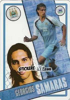 Sticker Georgios Samaras - English Premier League 2006-2007. i-Cards n. 49 - Topps