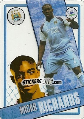 Sticker Micah Richards - English Premier League 2006-2007. i-Cards - Topps